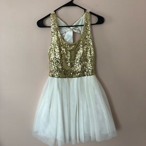 B. Darlin sequin homecoming dress